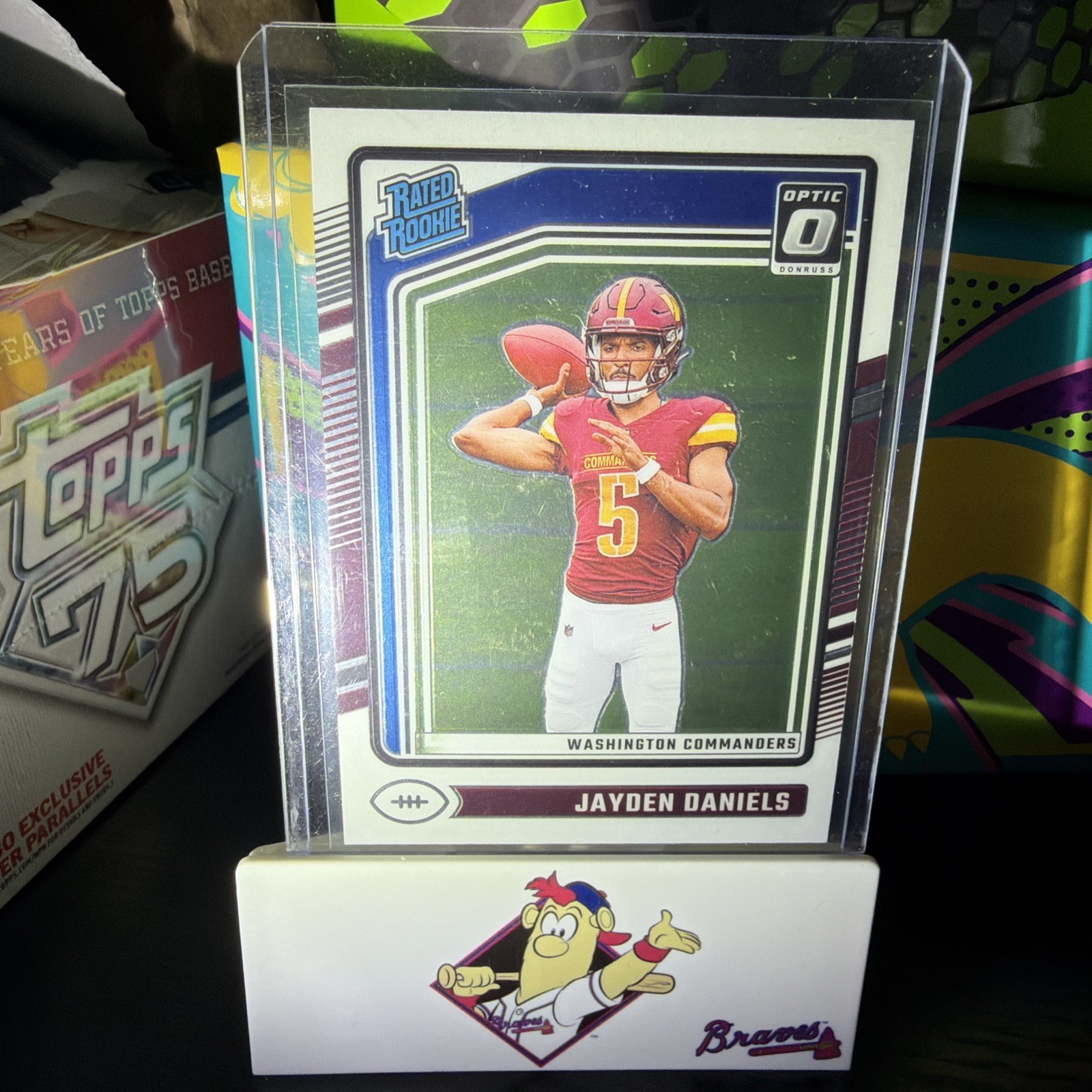 Jayden Daniels 2024 Donruss Optic Base Rated Rookie RC #248 Commanders