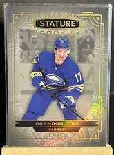 2022-23 UD Stature - Rookie - #199 Brandon Biro 61/99 - Sabres