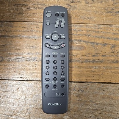 Gold star G006 Remote tested works TV VCR 