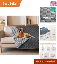 Waterproof Dog Bed Cover Polyester Reversible Large Sofa Couch Protector