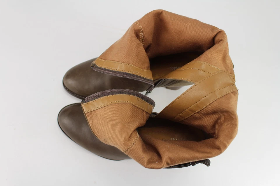 Clarks Gr.37 Uk.4 Damen Stiefel Stiefeletten Boots Leder Braun  TOP  L 500 - Bild 4 von 4