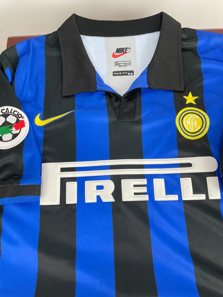 Inter Milan 98-99 Home Jersey – Iconic Serie A Kit – Ronaldo #9 - Image 3 of 4