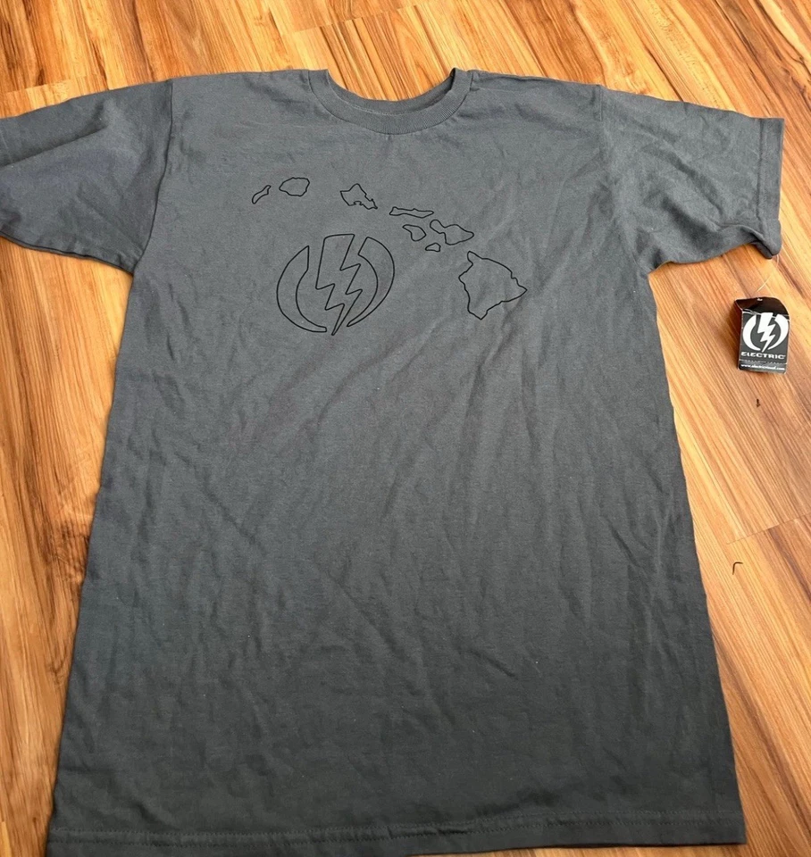 Camisa Eléctrica Hawai De Colección Y2k Retro Gafas Extremo Surf Skateboarding Camiseta S Foto 2 de 2