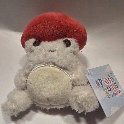 Cuddle Barn #PlushGoals Toadstool Wawa Frog Plush Mini NWT 2023 Mushroom Hat
