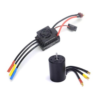 New 60A Brushless ESC 3650 3900KV Brushless Motor Kit For 1/10 RC Car E