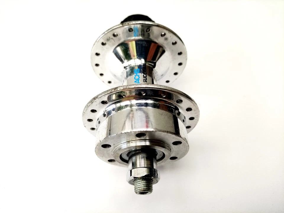 Nuevo de Lote Antiguo Raro Sachs NUEVO ÉXITO Buje Trasero 6 Pernos DISCO 7 velocidades Shimano 36h Foto 4 de 4