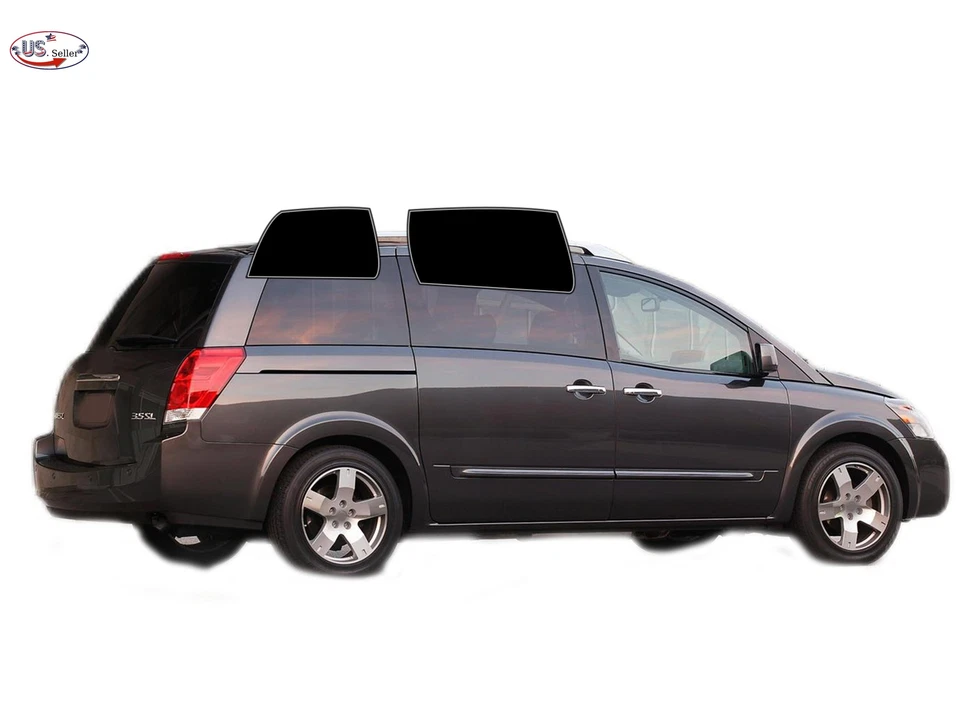 Kit de película de tinte de ventana de 2 capas precortada personalizada computarizada para Nissan Quest 04-09 Foto 3 de 4