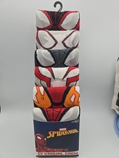 Marvel Spiderman Spider-man 6 Pair CREW SOCKS Men Size 8-12 Bioworld NEW