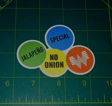 Whataburger Vinyl Sticker Decal New "Special Order"