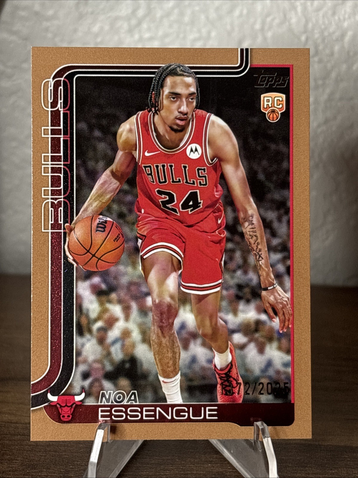 2025-26 Topps Noa Essengue Rookie RC Gold /2025 #212 Bulls