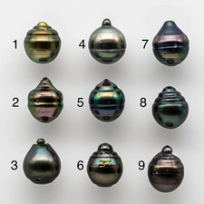 12-13mm Loose Tahitian Pearl Bead Drop with High Luster and Natural Color, Hal