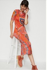 NWT Farm Rio Giannina Midi Knit Dress Size XL