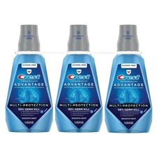 Crest Pro Health Advantage Multi Protection Mouthwash Smooth Mint 33.8oz 3 Pack