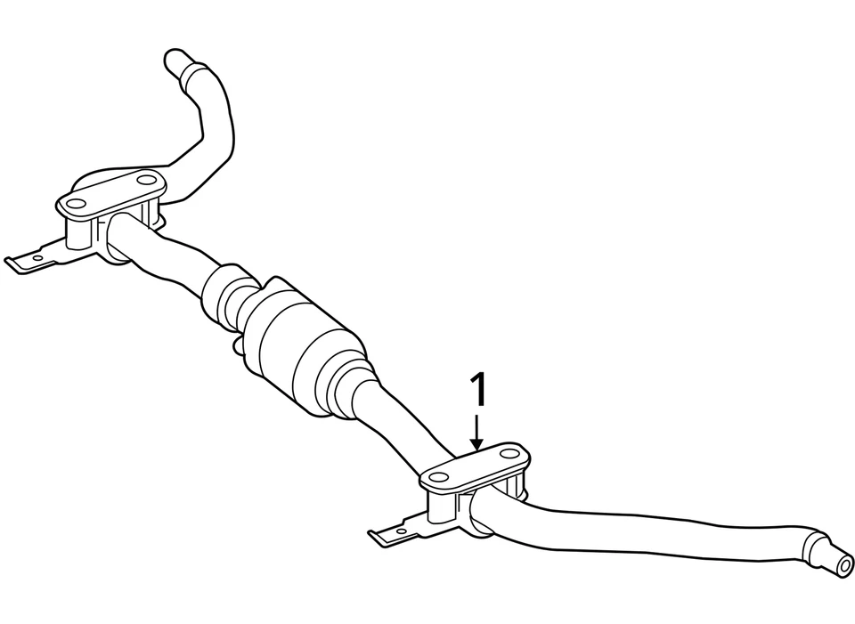 Barra estabilizadora delantera GLE 2016 AWD clase OEM 112 k millas - LKQ425867966 Foto 4 de 4