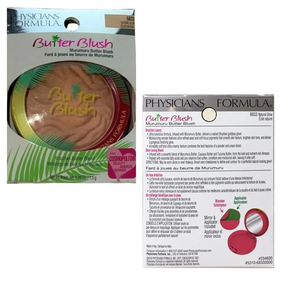 Pack of 2 Physicians Formula Murumuru Butter Blush, Natural Glow 6833 - Image 2 of 4