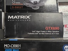 Matrix Gtx690 6x9 Car Audio Speakers