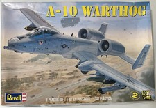 Revell 1/48 A-10 Warthog Plastic Model Kit 85-5521 SEALED INSIDE Open Box