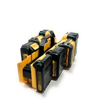 DeWalt 20V Battery Holder Secure 8-Slot Storage Case Li-Ion Batteries