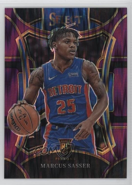2023 Select Mezzanine Level Purple Flash Prizm /175 Marcus Sasser #303 Rookie RC