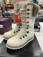 Royal Canadian Castlegar Winter Boot Women's Size 9 9.5 Pale Ale White Beige