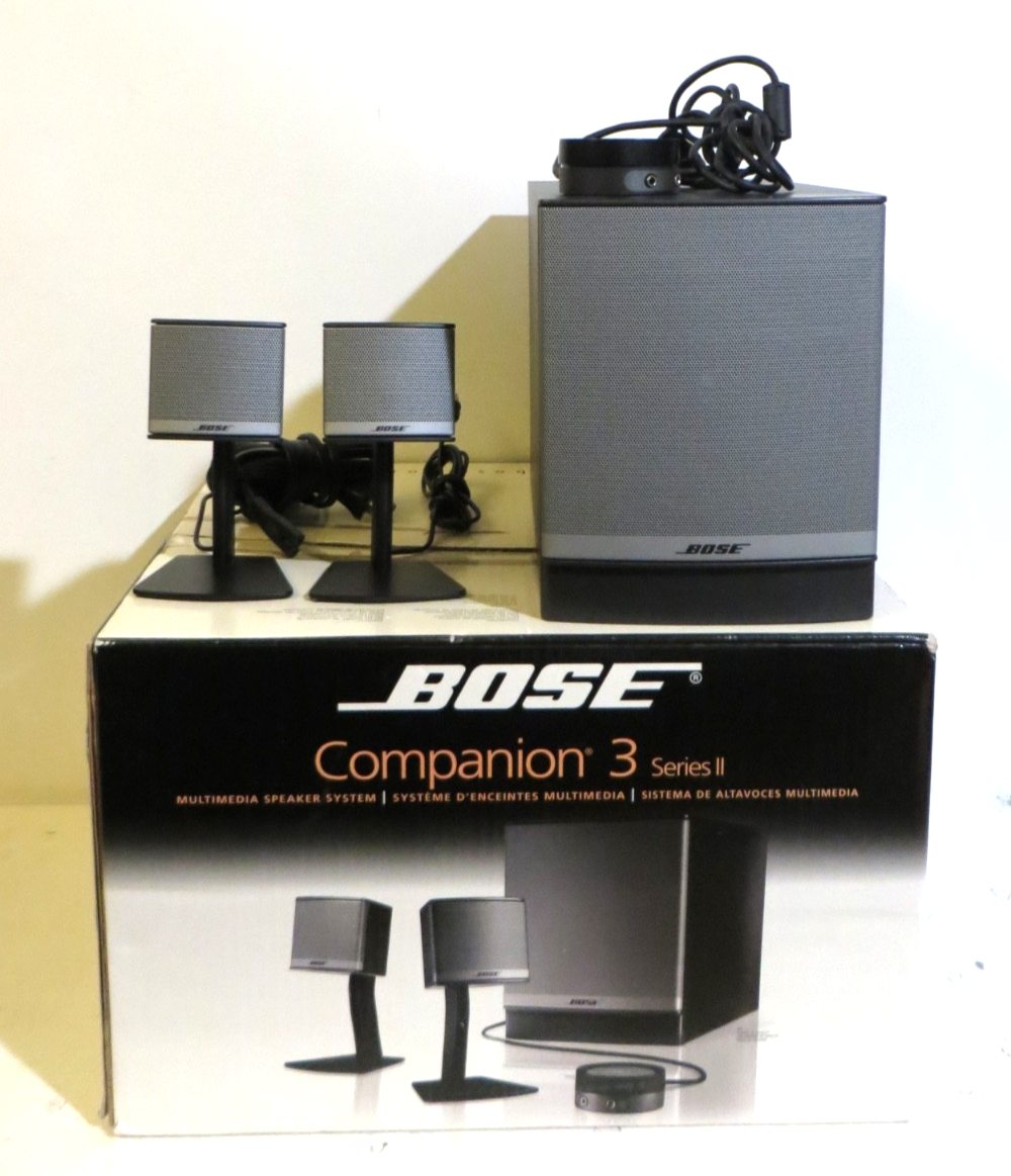 Bose Companion 3 Series II Multimedia Speaker System | eBay