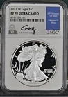 2023-W 1 oz American Silver Eagle NGC PF-70 ULTRA CAMEO Moy Signature Label