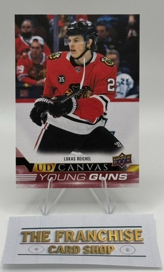 Lukas Reichel #C110 UD Canvas - Young Guns (RC) - 2022-23 Upper Deck Series 1