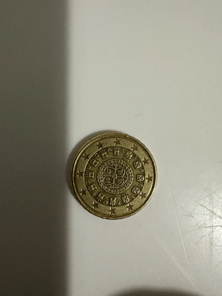 Moeda 50 Cêntimos do euro Portugal 2002 Foto 2 de 4