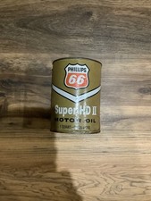 Phillips 66 Super HD II Full Quart Oil Can