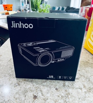 Jinhoo WiFi Mini Projector 2020 1080P 4200 Lux 176'' Home Theater New in Box