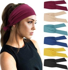 Damen Boho Stirnband 6 Stück Set Knoten Kopf...