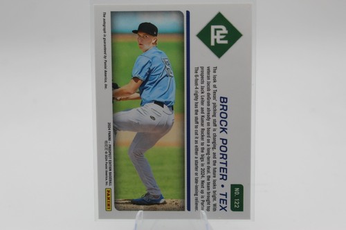 2024 Panini Prospect Edition - Brock Porter #122 Holo Signatures (AU, RC) - Picture 2 of 2