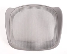 Replacement Seat For Herman Miller Aeron Classic Size B Titanium 3V01 Zinc Mesh