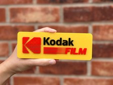 Kodak Film Logo Sign 3D Vintage Retro Photography Camera Decor Plaque Collectibl