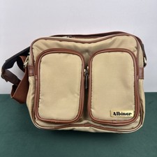 Vintage Albinar Cloth Leather Camera Bag