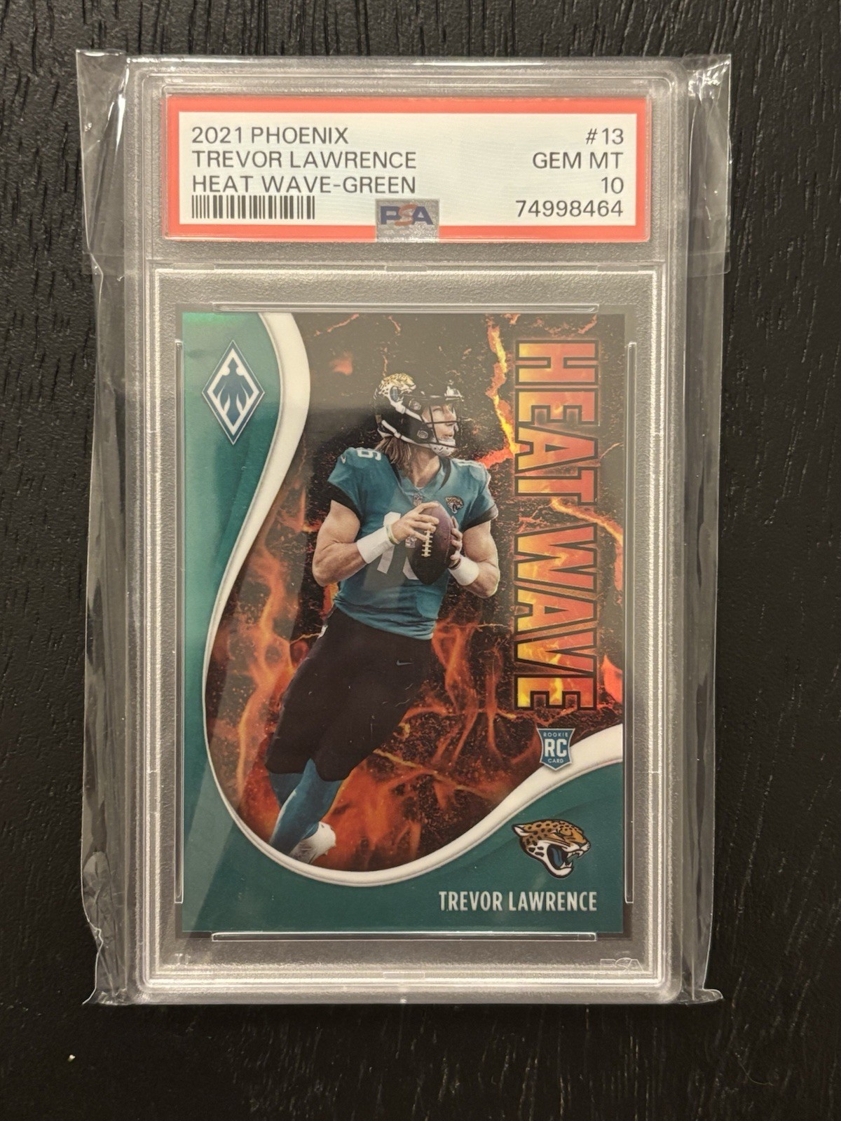 Trevor Lawrence Panini Phoenix Heat Wave #13 Green