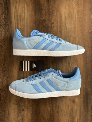 Adidas Originals Gazelle Sneakers Clear Blue/Light Blue Men Size 10 IG4987