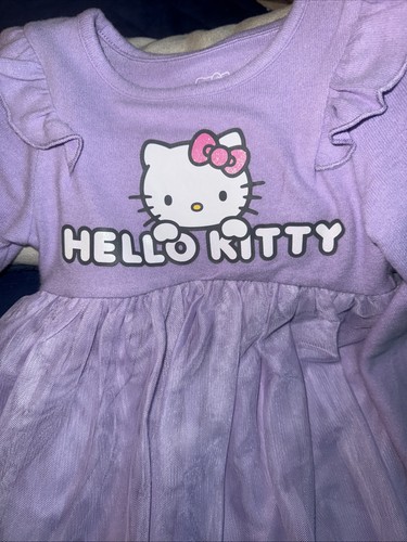Hello Kitty Girl Dress Purple Size 6X - Bild 2 von 5