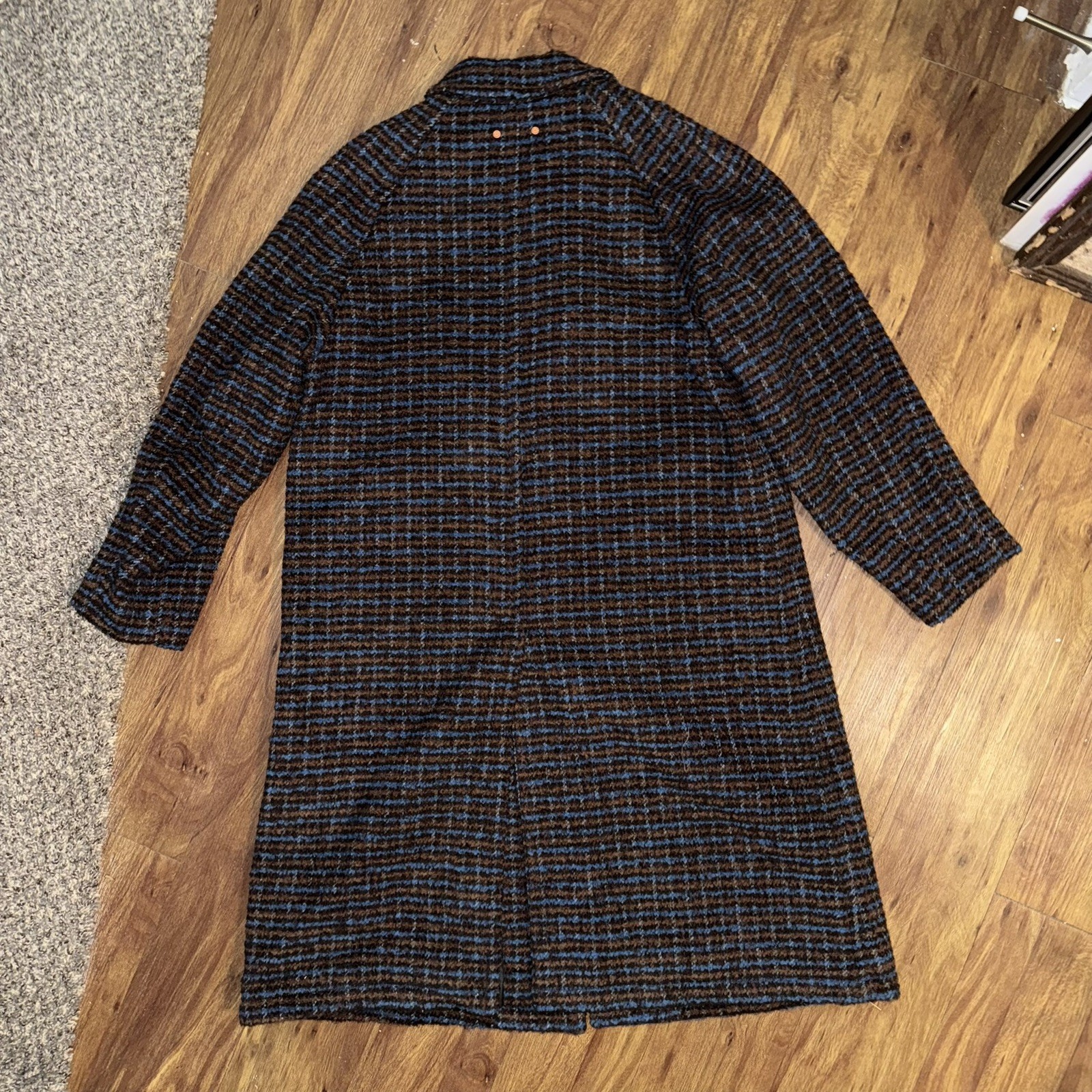 Andersson Bell Balmacaan NWT Wool Coat Blue Small Fits L/XL New