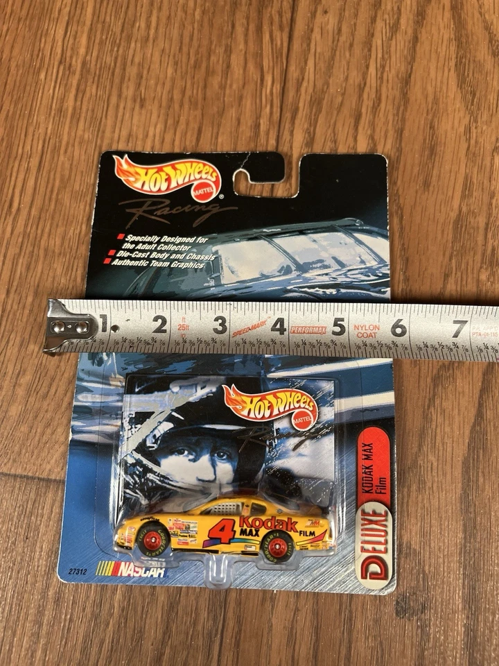 Hot Wheels Racing Deluxe Kodak Max 1999 NASCAR #4 NOVO NA CAIXA 27312 - Imagem 4 de 4