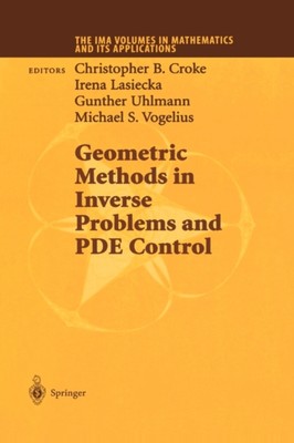 Croke - Geometric Methods in Inverse Problems and PDE Control - New pa - X555z
