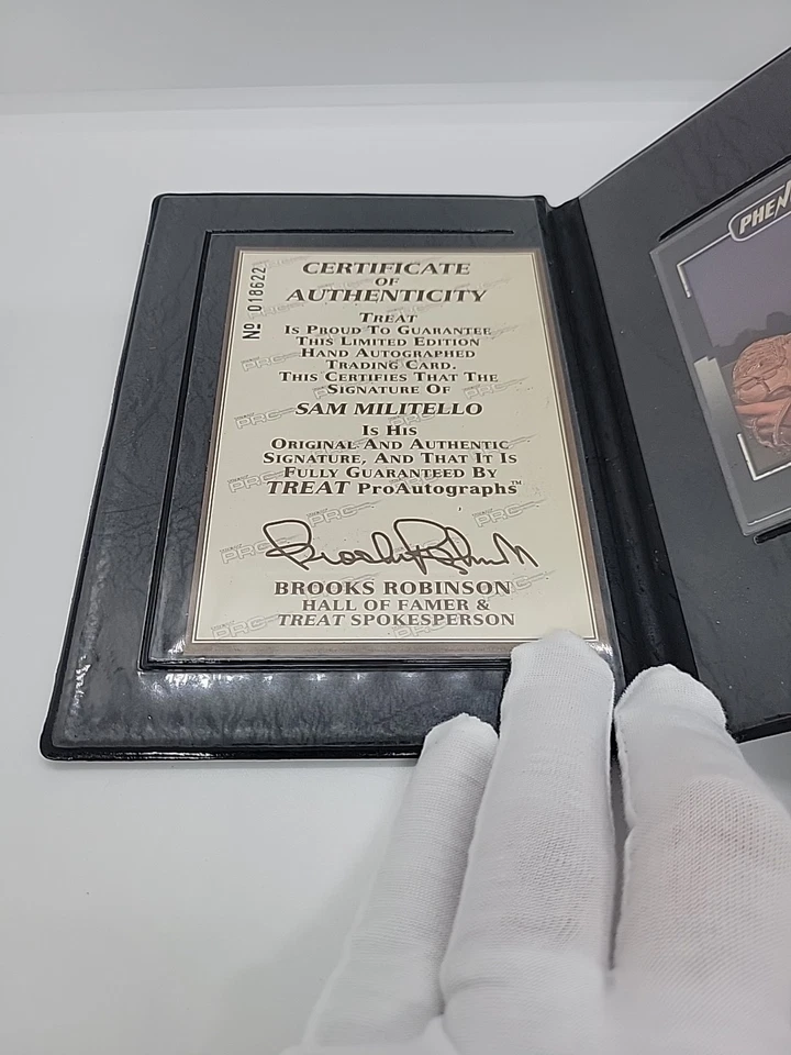 Sam Militello  Treat  PRO Autograph /  COA  -  NEW YORK YANKEES - Image 3 of 4