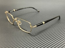 MONT BLANC MB0347O 004 Gold Black Extra Large Men's 54 mm Eyeglasses