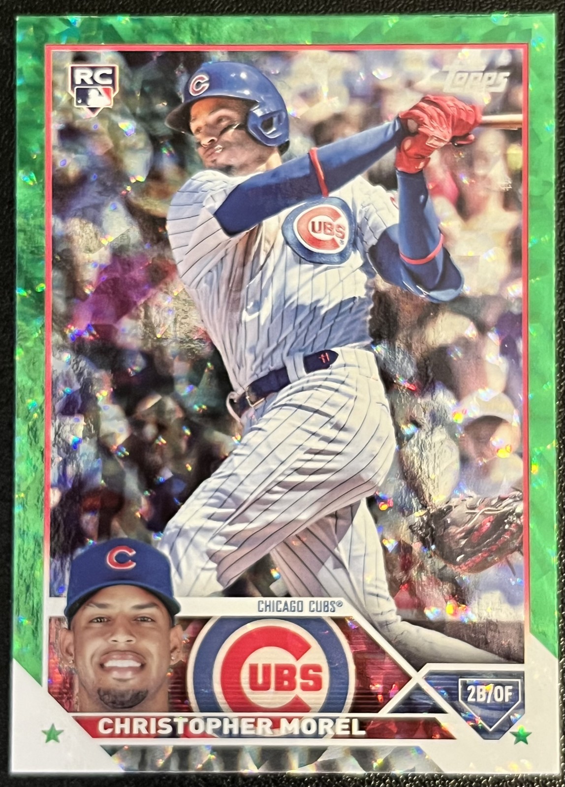 2023 Topps Series 1 - Christopher Morel #308 Green Foil /499 (RC)