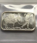 1 Oz Silver PROSPECTOR SILVERTOWNE Bar. Toned