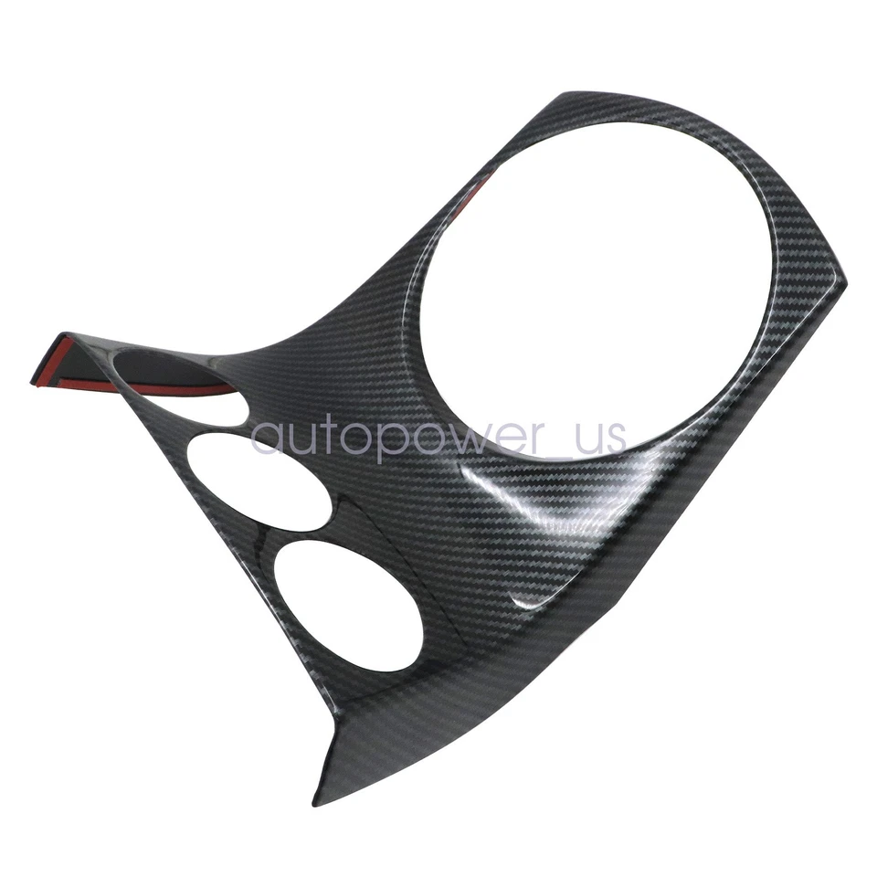 Cubierta de cuadro de cambio interior efecto fibra de carbono para Nissan 350z manual 03-2005 Foto 2 de 4