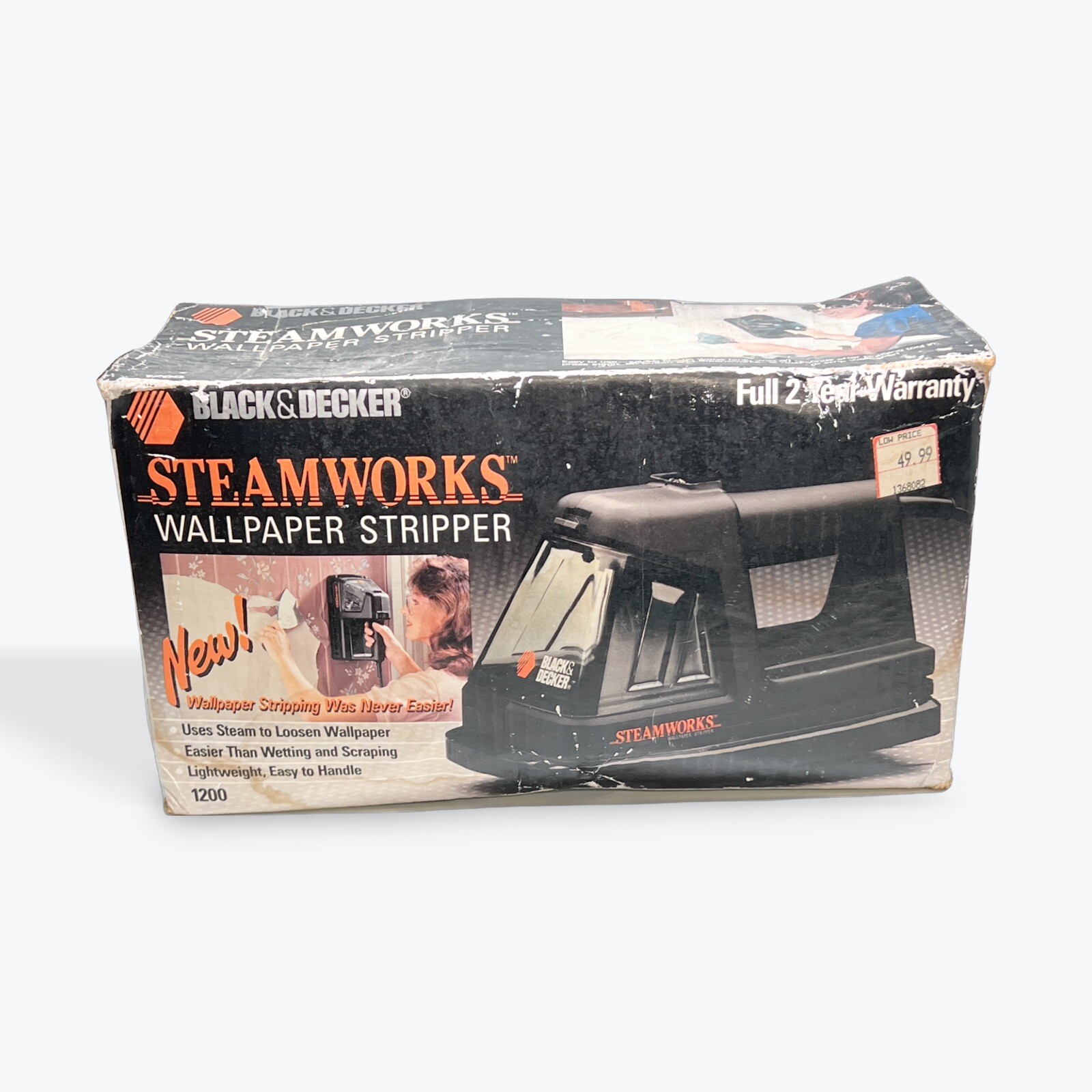 Black & Decker Steamworks Wallpaper Steamer Stripper Model 1200 with