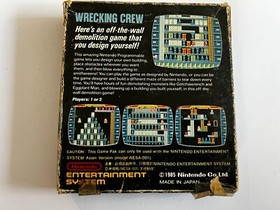 Wrecking Crew  *Please read* -   ASI ASIAN Version  - Nintendo NES#2