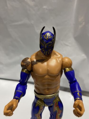 Figura de acción de lucha libre azul WWE 2011 Basic Then Now Forever SIN CARA WWE - Imagen 2 de 10