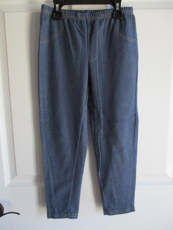 Girls Blue Leggings Size 7/8